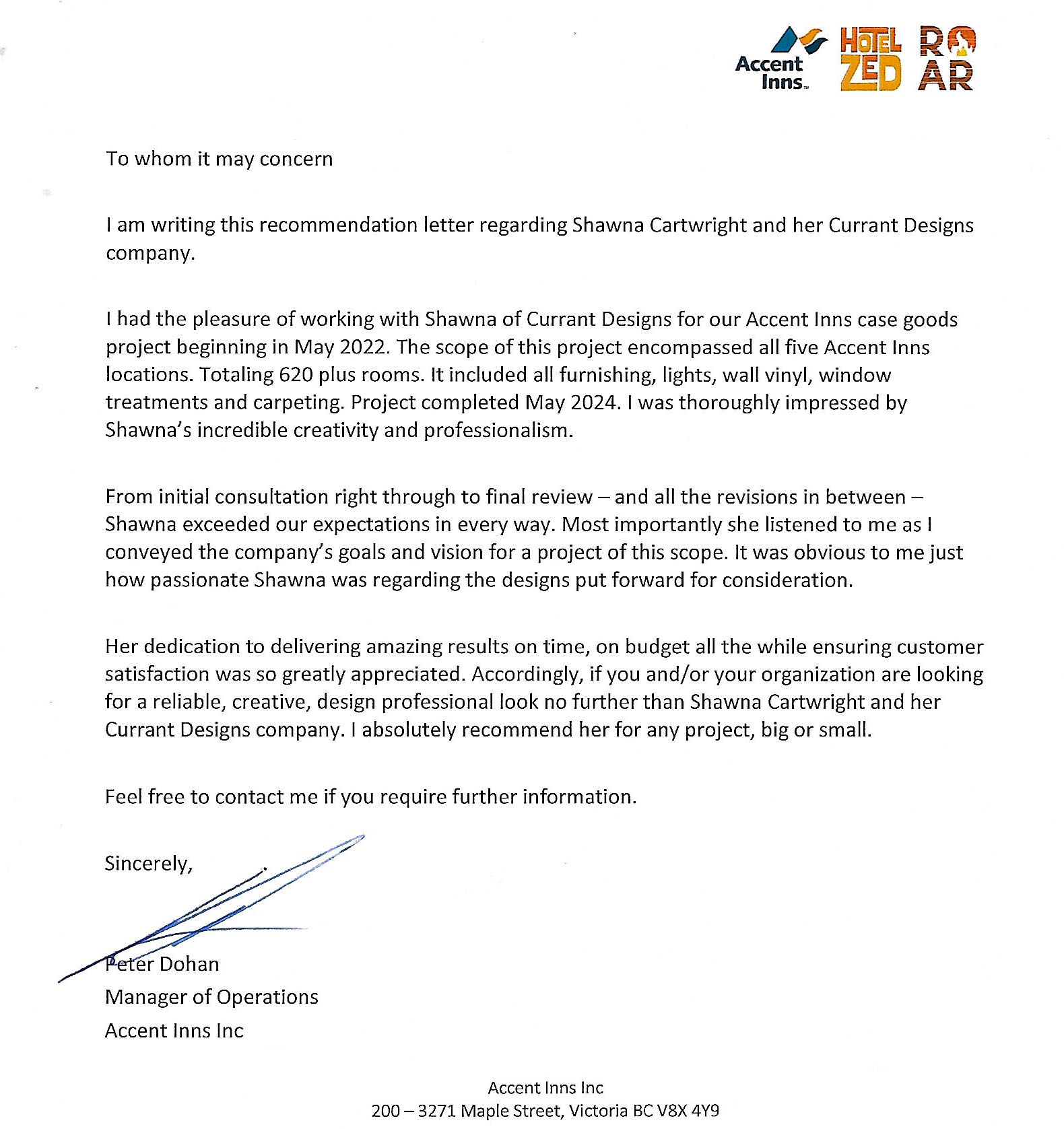 Peter Reference Letter-B